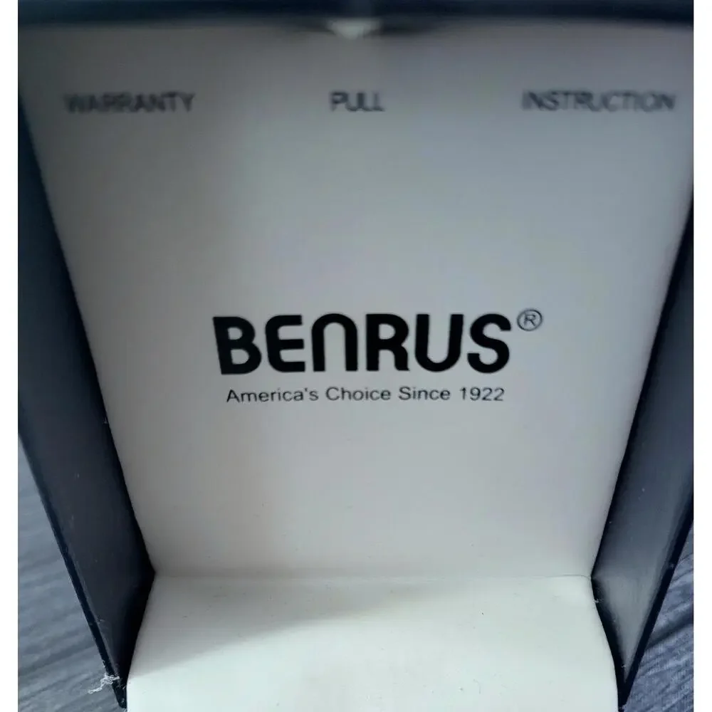Rare Condition Vintage Benrus Mens‎ Dive Dress Watch N In Box